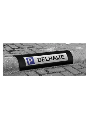 Parkeerbord Round zwart.webp