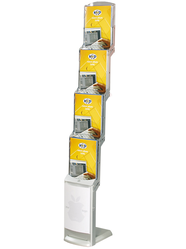 [RZ4AAOPQ] Folderstandaard Realzip Zilver