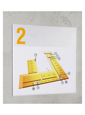 [FOO12] Richtingsborden F (420 x 594 mm (A2) STAAND)